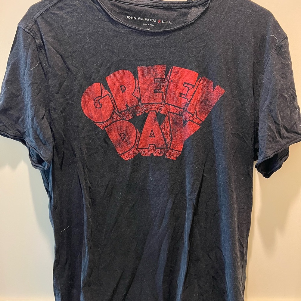 John Varvatos Black Graphic T-Shirt